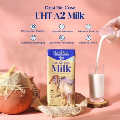Haribol UHT A2 Milk, 1 Ltr